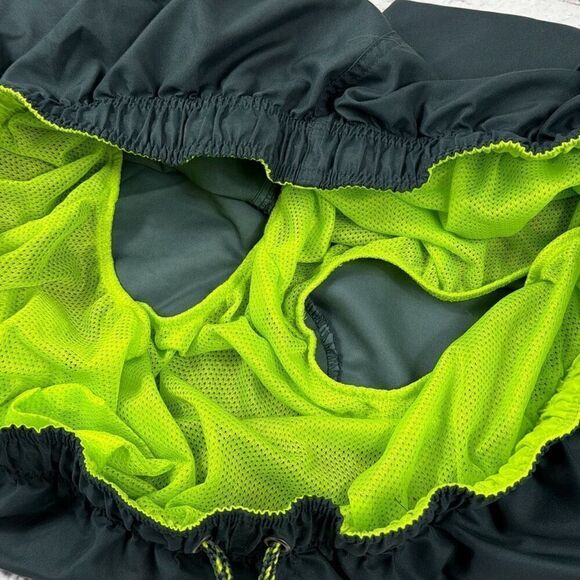 Ocean Pacific OP Beach Shorts Mens 2XL XXL Swim Trunks Mesh Brief Lining Green - Picture 8 of 10